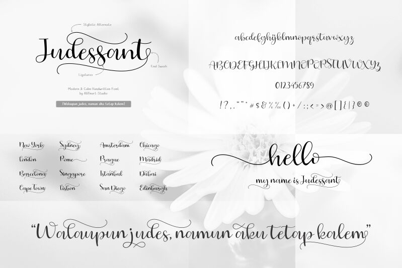JUDESSANT Czcionka