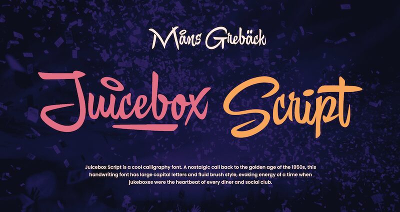 Juicebox Script Schriftart