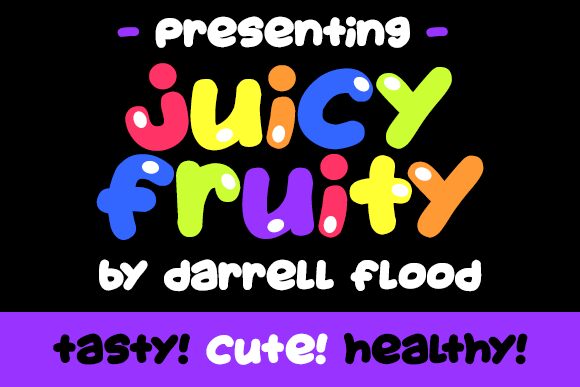 Juicy Fruity Schriftart
