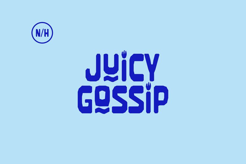 Juicy Gossip Czcionka