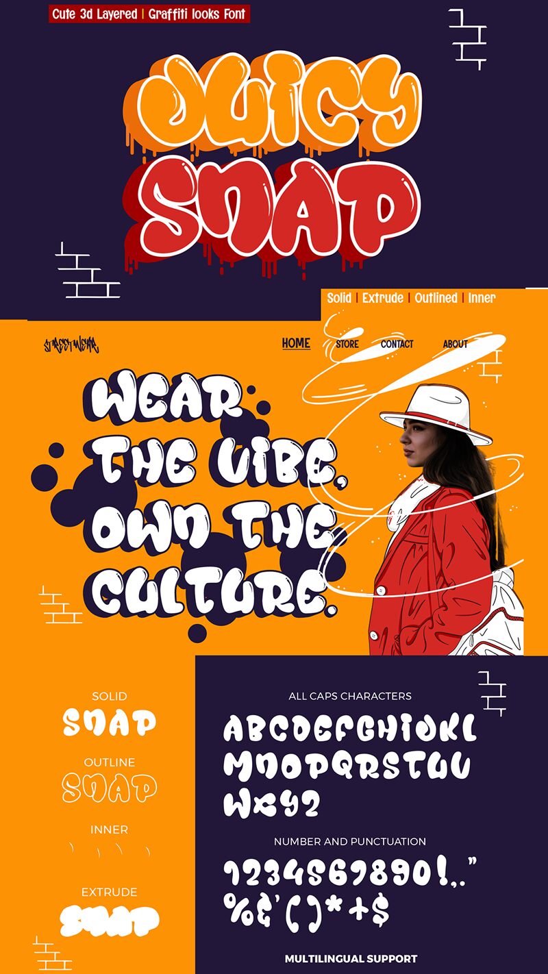 Juicy Snap Druh písma
