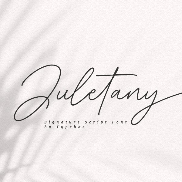 Juletany Schriftart