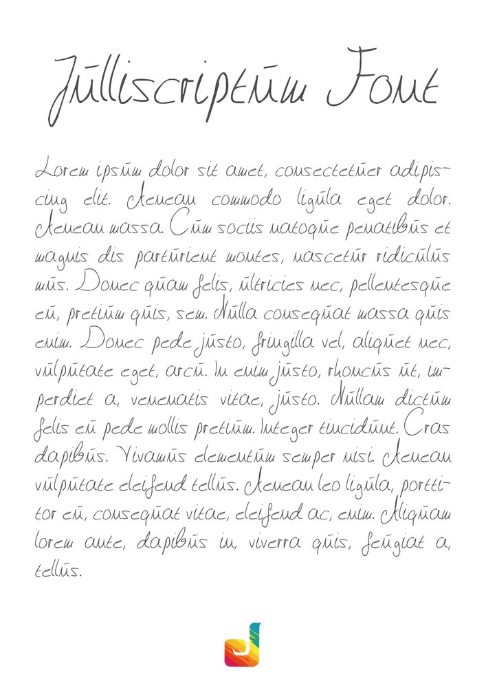 Julliscriptum 字体