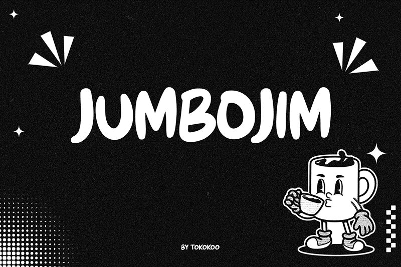 JUMBOJIM Schriftart