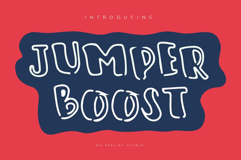 Jumper Boost Schriftart