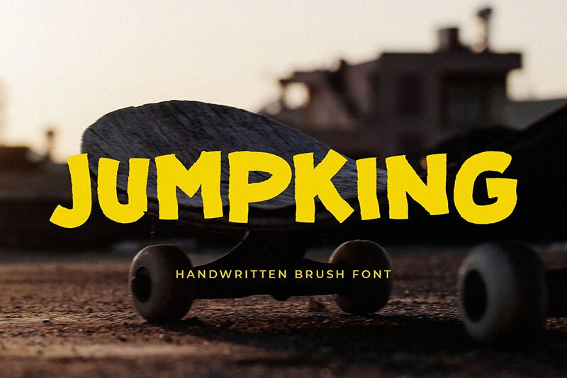 Jumpking Schriftart