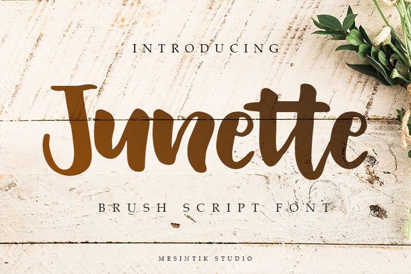 Junette Schriftart