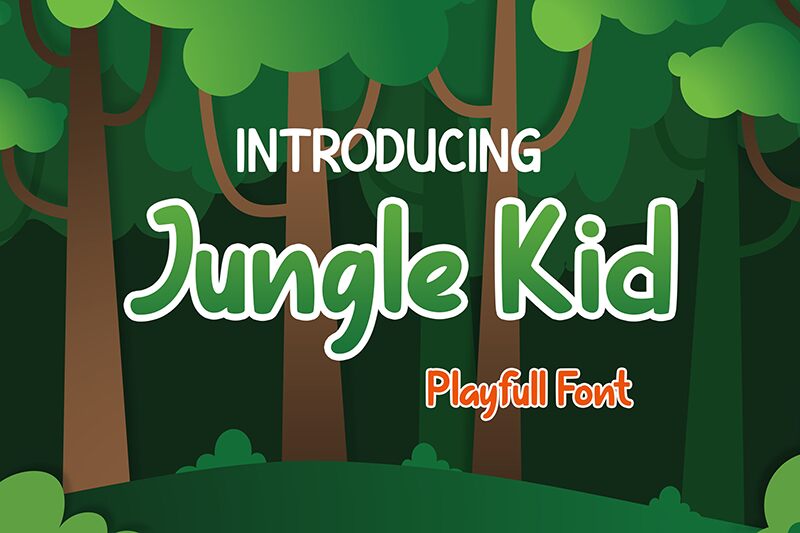 Jungle Kid Schriftart
