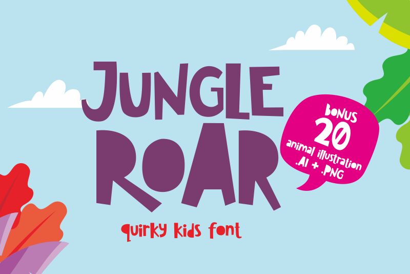 jungle roar Шрифт