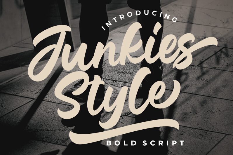 Junkies Style Regular Font 