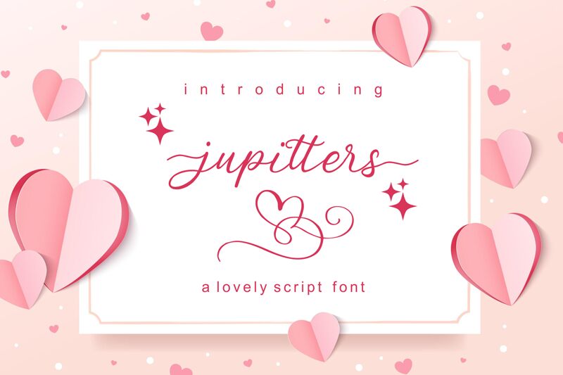 Jupitters Schriftart