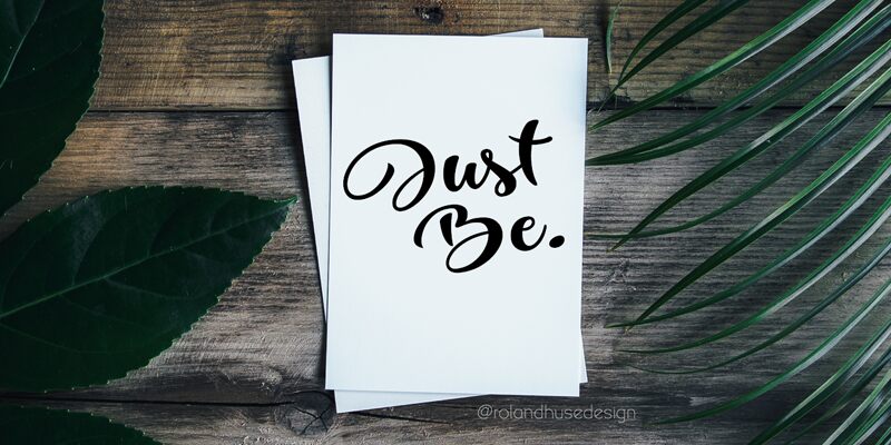 Just Be Schriftart