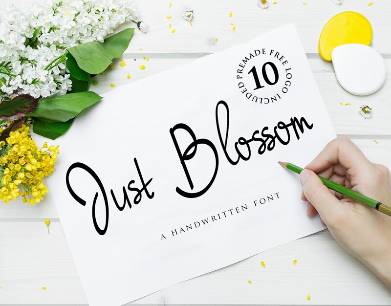 Just Blossom الخط