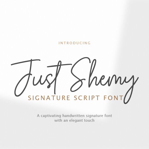 Just Shemy Schriftart