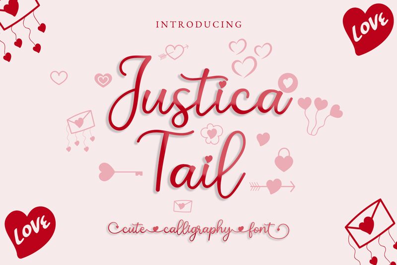 Justica Tail Font