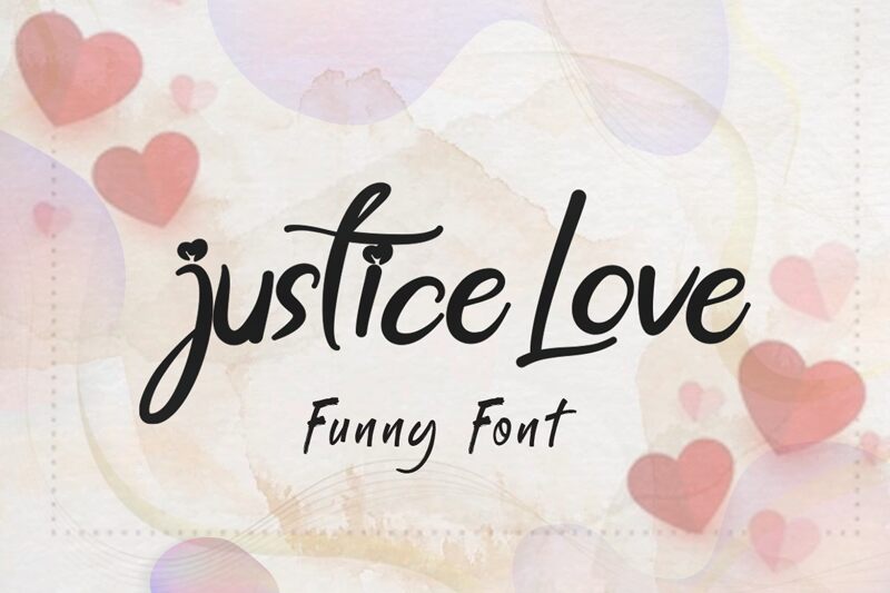 justice Love Schriftart