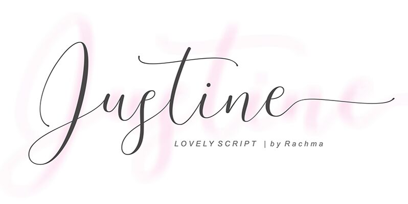 Justine Schriftart