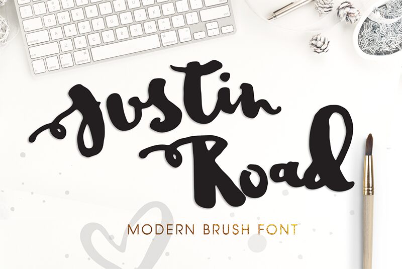 JustinRoad Schriftart