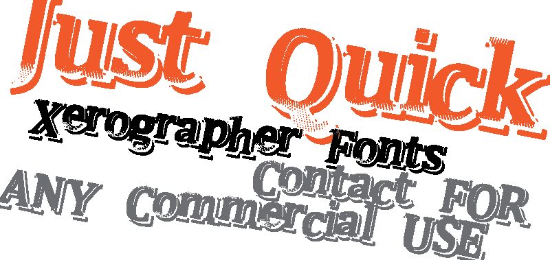 JustQuick Schriftart