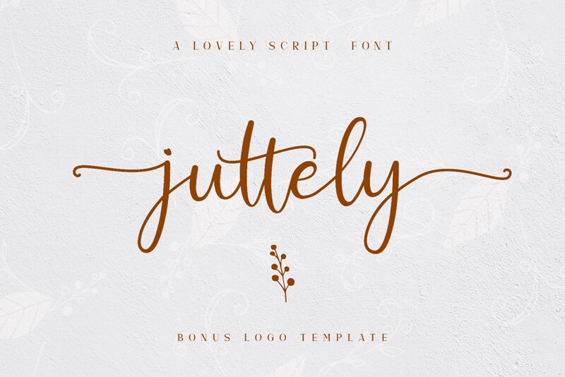 Juttely Schriftart