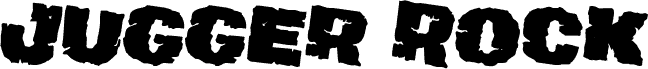 Preview of the Jugger Rock Rotated 2 font