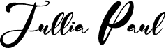 Jullia Paul шрифт