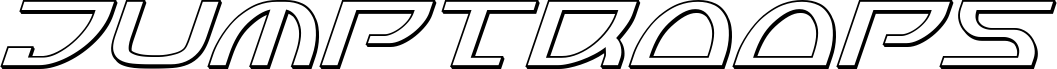 Jumptroops 3D Italic