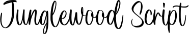 Junglewood Script PERSONAL Regular