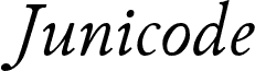 JunicodeItalic