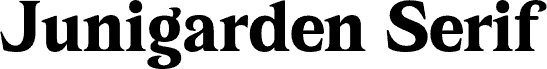 Junigarden Serif PERSONAL USE Regular