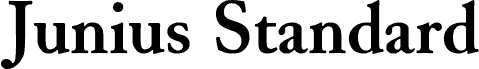 JuniusStandard Bold