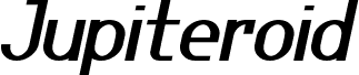 Jupiteroid Bold Italic