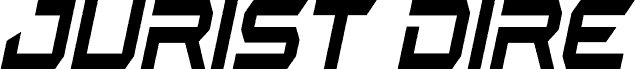 Jurist Dire Condensed Italic 字体