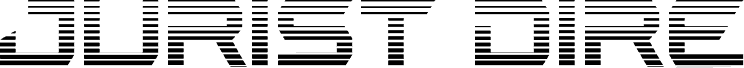 Jurist Dire Gradient 字体