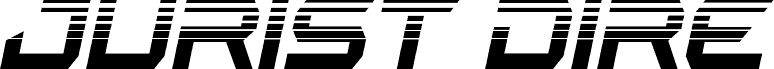 Jurist Dire Halftone Italic