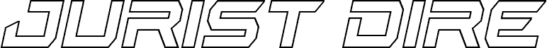 Jurist Dire Outline Italic 字体