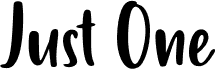 Just One