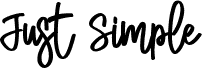 Just Simple - personal use