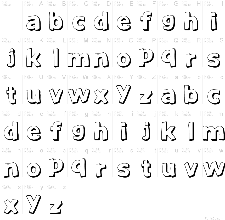 JustAnotherFont font | Fonts2u.com