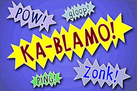 KA-BLAMO! Schriftart