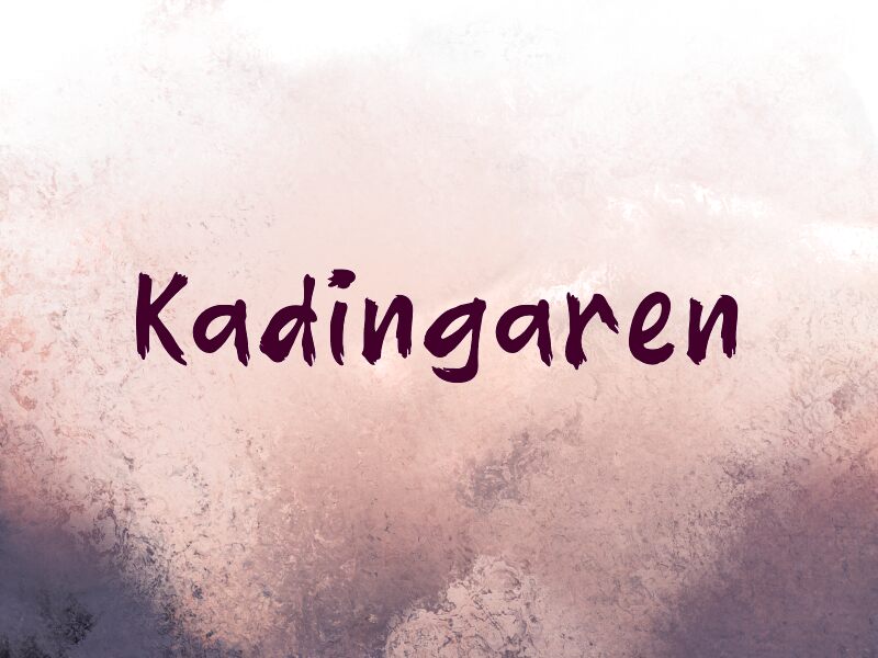 K Kadingaren Fuente