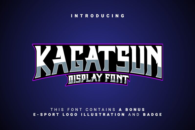Kagatsun Schriftart
