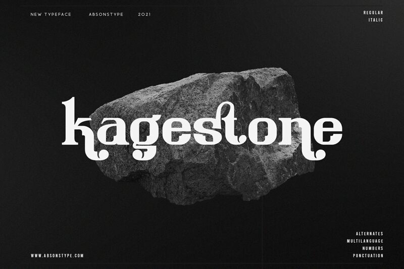 kagestone Carattere