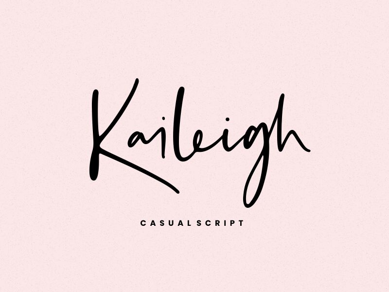 Kaileigh Schriftart