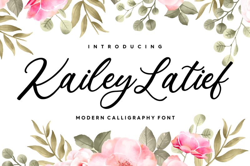 Kailey Latief Druh písma