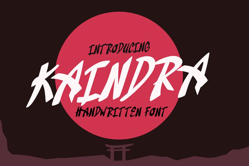 Kaindra Schriftart