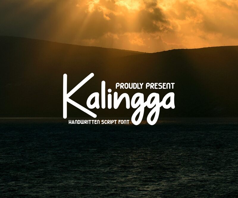 Kalingga Schriftart
