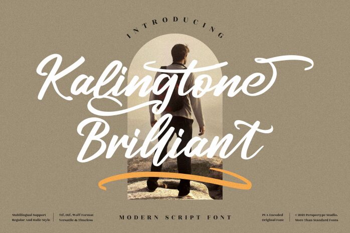 Kalingtone Brilliant Schriftart