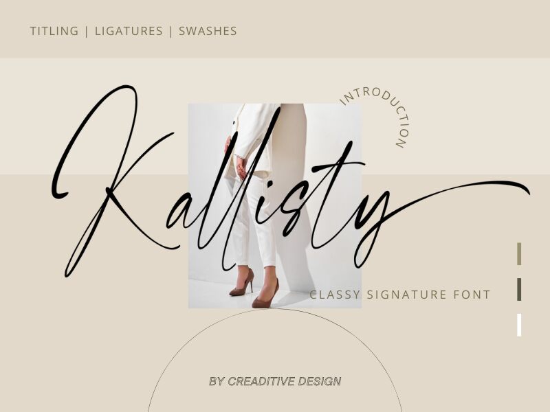 Kallisty Schriftart
