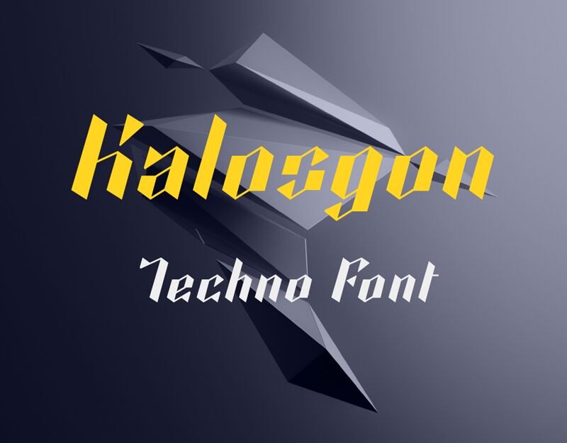 Kalosgon Schriftart
